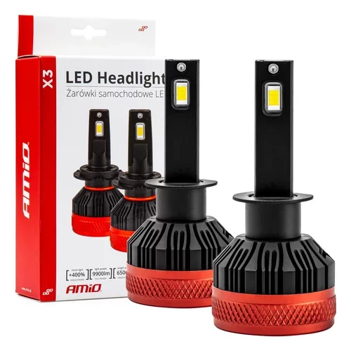 LED žiarovky hlavného svietenia H1 X3 Series AMIO-02977