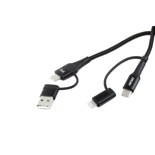 Kábel USB C-USB C iOs USB A FullLINK 1m UC-15 AMIO - obr. 1