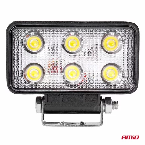 Pracovné LED svetlo AWL02 6 LED FLAT 9-60V /AMiO/ - obr. 2