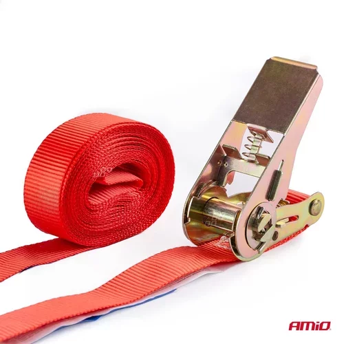 Upínací popruh s račňou 500kg 25mm 4m BELT-06 AMIO - obr. 2