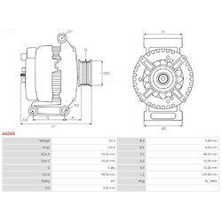 Alternátor AS-PL A6048 - obr. 4