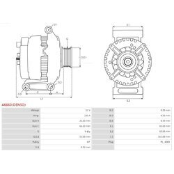 Alternátor AS-PL A6660(DENSO) - obr. 4