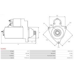 Štartér AS-PL S1242S - obr. 4