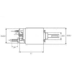 Elektromagnetický spínač pre štartér AS-PL SS1171P - obr. 4