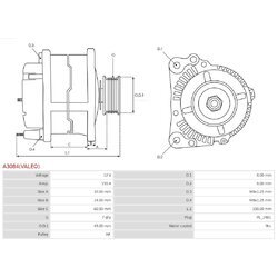 Alternátor AS-PL A3084(VALEO) - obr. 4