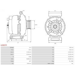 Alternátor AS-PL A3085PR - obr. 4