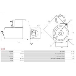 Štartér AS-PL S5135 - obr. 4