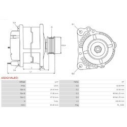 Alternátor AS-PL A3242(VALEO) - obr. 4