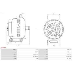 Alternátor AS-PL A4144S - obr. 4