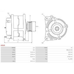 Alternátor AS-PL A9165 - obr. 4