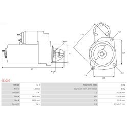 Štartér AS-PL S3203S - obr. 4