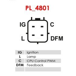 Regulátor alternátora AS-PL ARE5195S - obr. 3