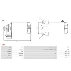 Štartér AS-PL S4060 - obr. 4