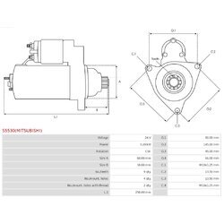 Štartér AS-PL S5530(MITSUBISHI) - obr. 4