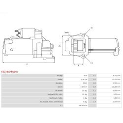 Štartér AS-PL S6038(DENSO) - obr. 4