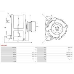 Alternátor AS-PL A4021SR - obr. 4