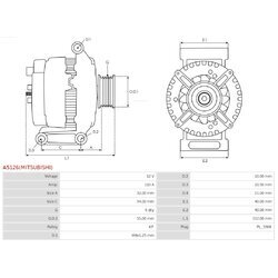 Alternátor AS-PL A5126(MITSUBISHI) - obr. 4