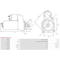 Štartér AS-PL S5554(MITSUBISHI) - obr. 4