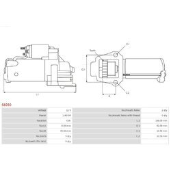 Štartér AS-PL S6050 - obr. 4
