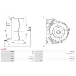 Alternátor AS-PL A1052S - obr. 4