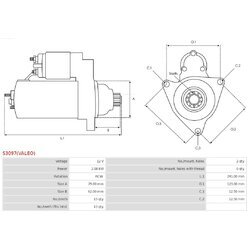 Štartér AS-PL S3097(VALEO) - obr. 4