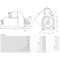 Štartér AS-PL S5291PR - obr. 4