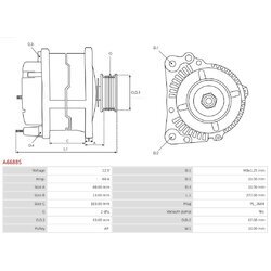 Alternátor AS-PL A6688S - obr. 4