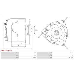 Alternátor AS-PL A9052(LETRIKA) - obr. 4