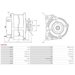 Alternátor AS-PL A9070SR - obr. 5