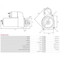 Štartér AS-PL S3138(VALEO) - obr. 4