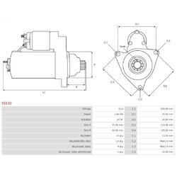Štartér AS-PL S5132 - obr. 4