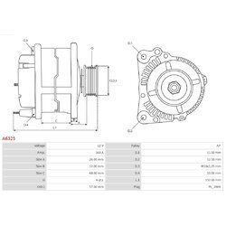 Alternátor AS-PL A6325 - obr. 4