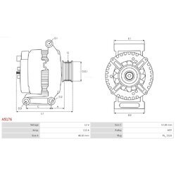 Alternátor AS-PL A5176 - obr. 4