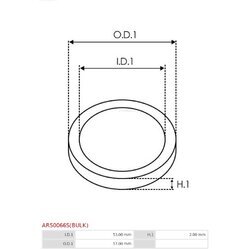 Sada na opravu alternátora AS-PL ARS0066S(BULK) - obr. 1