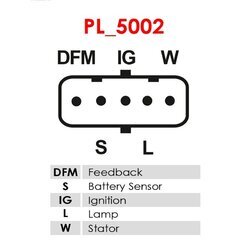 Regulátor alternátora AS-PL ARE5218(MITSUBISHI) - obr. 3