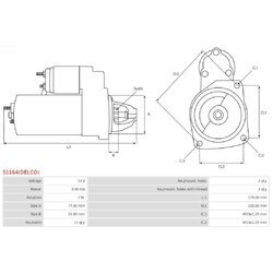 Štartér AS-PL S1164(DELCO) - obr. 4