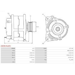Alternátor AS-PL A3236(VALEO) - obr. 4