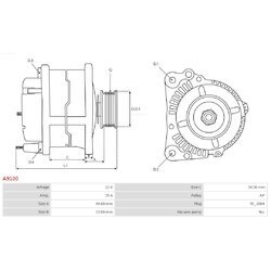 Alternátor AS-PL A9100 - obr. 4