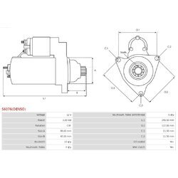 Štartér AS-PL S6076(DENSO) - obr. 4
