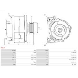 Alternátor AS-PL A6170 - obr. 4