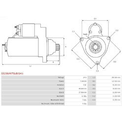 Štartér AS-PL S5239(MITSUBISHI) - obr. 4