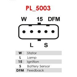 Alternátor AS-PL A5331(MITSUBISHI) - obr. 5
