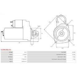 Štartér AS-PL S1096(DELCO) - obr. 4