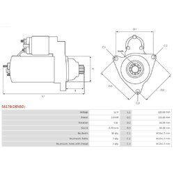 Štartér AS-PL S6178(DENSO) - obr. 4