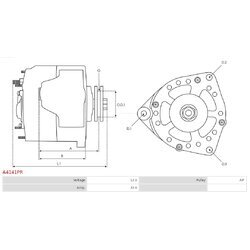 Alternátor AS-PL A4141PR - obr. 4