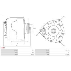 Alternátor AS-PL A6187 - obr. 4