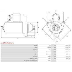 Štartér AS-PL S5487(MITSUBISHI) - obr. 4