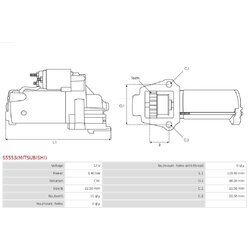 Štartér AS-PL S5553(MITSUBISHI) - obr. 4