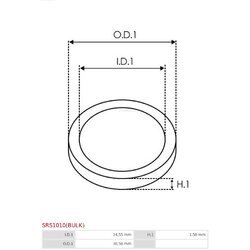 Sada na opravu alternátora AS-PL SRS1010(BULK) - obr. 1