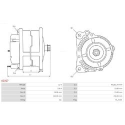 Alternátor AS-PL A1017 - obr. 4